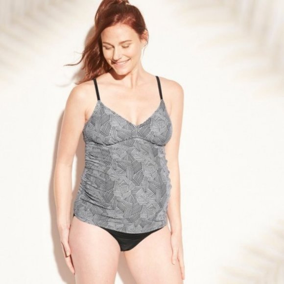 Isabel Maternity by Ingrid & Isabel Other - Isabel Maternity Criss Cross Swim Top Tankini NWT